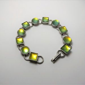 Beautiful Frosted Art Glass Bracelet